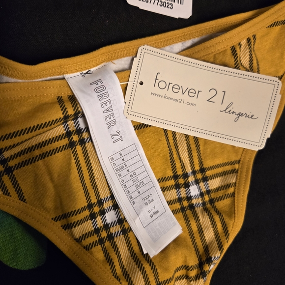 Forever 21 Mustard Plaid Bikini Bottoms - Picture 5 of 7